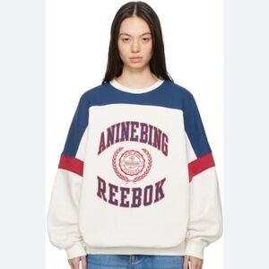 ANINE BING x REEBOK CREWNECK SWEATSHIRT
